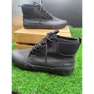 Sperry Top Rider-High Top-Sneakers- Black-Size 8.5M